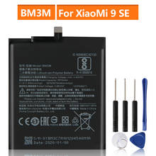 Replacement Battery For XiaoMi Mi9 SE Mi 9SE BM3M Rechargeable Phone Battery 3070mAh 2024 - buy cheap