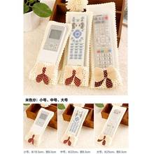 Fabric Lace TV Remote Control Protect Anti-Dust Fashion Cute Cover Bags New   AUG889 2024 - buy cheap