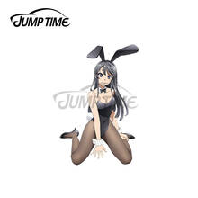 JumpTime 13 x 4.3cm Bunny Girl Senpai Mai Sakurajima Vinyl Car Sticker Motorcycle Body for Car Personality Decals VAN Decoration 2024 - buy cheap