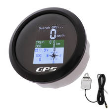 85mm  GPS Speedometer TFT Screen Digital Speed Meter MPH Knots Km/h Adjustable GPS Antenna For Boat Car Motorcycle Odometer 2024 - buy cheap