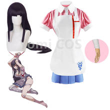 Danganronpa-Disfraz de juego Mikan Tsumiki para mujer, disfraz de Anime para Halloween, Carnaval, enfermera, uniforme de sirvienta para cafetería 2024 - compra barato