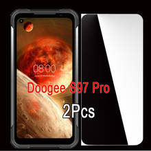 Película de vidro temperado para doogee s97 pro, 2 peças, protetor de tela frontal 9h, película protetora para doogee s 97 pro 2024 - compre barato