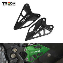 TREON Motorcycle Footpeg Footrest Front Brake Cylinder Heel Plates For Kawasaki Z400 Z 400 NINJA400 NINJA 400 2018 2019 2020 2024 - buy cheap