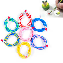 3pcs Colorful Magic Bendy Flexible Soft Pencil With Eraser Gift Kids Writing  2024 - buy cheap