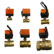 AC220V 3-wire 2-way Control Brass Thread Electric Ball Valve Motorized Ball DN15/DN20/DN25/DN32/DN40/DN50 2024 - buy cheap