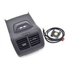 For VW Golf 7 7.5 MK7 Rear Seat USB Socket Charger Armrest Rear Air Vent LHD Car 2024 - buy cheap