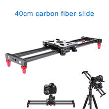 15.7Inch Carbon Fiber Camera Slider Track with 4 Roller Bearing for Video Movie Making SP99 2024 - buy cheap