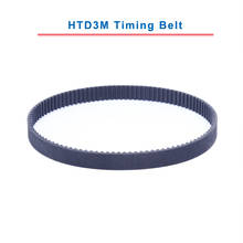 HTD3M Timing Belt with circular teeth 3M-345/348/351/354/357/360/363/366/369/372 teeth pitch 3mm belt width 10/15 mm 2024 - buy cheap