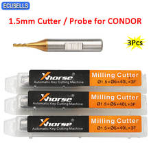 3Pcs/Lot 1.5mm Cutter Probe for Xhorse CONDOR XC MINI Plus Dolphin XP-005 Dolphin XP-007 Key Cutting Machine 2024 - buy cheap