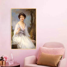 Amable Lenoir"The Pink Rose"Canvas Oil Painting Western Art Decor Poster Wall Art Aesthetic Home Interior Decoration 2024 - buy cheap