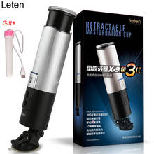 Leten 10 Speeds USB Male Automatic Masturbator for Man Silicone Vagina Real Pussy Vibrator Sex Toys for Men Masturbation Cup 2024 - buy cheap