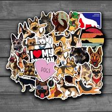 50 PCS German Shepherd Dog Stickers For Scrapbooking Laptop Guitar Skateboard Suitcase Decal Animal Puppy Sticker 2024 - buy cheap