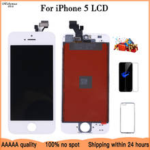 Pantalla LCD de grado AAA +++ para iPhone 5, montaje de digitalizador con pantalla táctil, reemplazo sin píxeles muertos, 10 unids/lote, Envío Gratis 2024 - compra barato