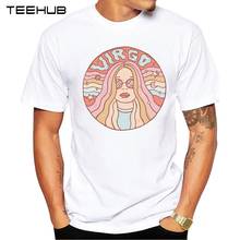 2019 TEEHUB New Cool Men's Fashion Virgo Design T-Shirt Short Sleeve O-neck Tops Hipster Tee 2024 - buy cheap