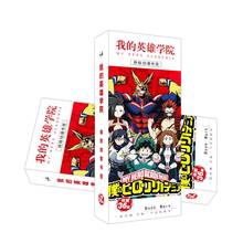 36 pçs/set Anime Meu Herói Academia Papel Marcador Midoriya Izuku Livro Titular do Cartão de Mensagem de Fãs Presente 2024 - compre barato