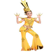 Китайский народный танец для девочек, костюм для китайского танца, одежда для сценического танца, одежда для летающих танцев, танцевальный костюм для Тайланда 2024 - купить недорого