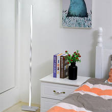 Nordic LED Floor Lamp Metal Aluminum Dimmable Floor Standing Lamps Living Room European Floor Lamps Office Wooden Floor Lighting 2024 - buy cheap