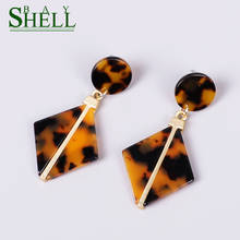 Shell Bay Punk Women Earrings Jewelry Acrylic Minimalist Fashion Earrings Cute Small Earings Simple Earring Girls Wholesale 2020 2024 - buy cheap