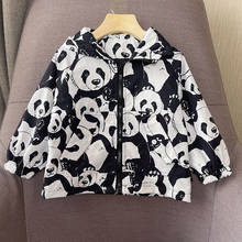 Panda Jacket Spring Autumn Coat Girls Kids Outerwear Teenage Top Children Clothes School Long Sleeve High Quality 2024 - buy cheap
