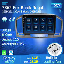 Автомагнитола для Buick Regal 10,0-2009, Android 2013, с GPS-навигацией, DSP, RDS, Carplay, BT 2024 - купить недорого