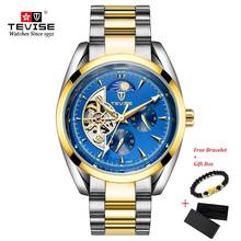 TEVISE Mens Mrand Automatic Mechanical Watches Fashion Analog Stainless Steel Watch Waterproof Mens Wristwatch relogio masculino 2024 - buy cheap