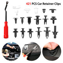 421pcs Car Body Push Pin Rivet Trim Panel Fastener Clip Moulding Assortment+Tool Fastener Clip Kit 2024 - buy cheap