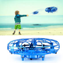Floorb-Dron giratorio Boomerang, juguete OVNI interactivo, Avión de inducción de gestos, luces de colores, platillo volador de detección 2024 - compra barato