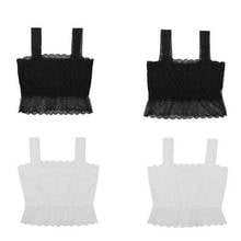 Sexy mulheres rendas bralette bralet sutiã bustier colheita superior floral confortável acolchoado regatas 2024 - compre barato