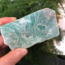 Natural Amazonite Crystal Gravel Rock Quartz Raw Gemstone Mineral Specimen Garden Decoration Energy Stone Healing Crystal 2024 - buy cheap