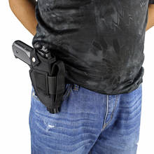 Кобура для скрытого ношения пистолета IWB OWB, кобура со слотом для журнала и сменным металлическим зажимом 2024 - купить недорого