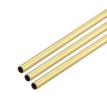 uxcell Brass Round Tube 300mm Length 5mm OD 0.2mm Wall Thickness Seamless Straight Pipe Tubing 3 Pcs 2024 - buy cheap