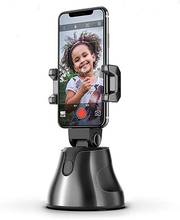 Portátil tudo-em-um auto inteligente selfie vara 360 gira rosto automático e objeto de rastreamento vlog tiro smartphone montagem titular 2024 - compre barato