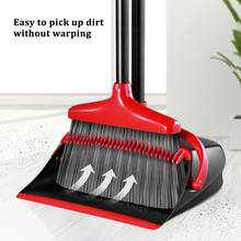Набор для уборки метлы и совка, вертикальный стоячий пылеуловитель с выдвижной щеткой для уборки метлы, набор для уборки дома, оптовая продажа 2024 - купить недорого