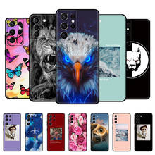 Capa para samsung galaxy s21 | s21 + | s21 ultra 5g capa traseira para samsung s21 plus capa para telefone galaxy ys21 s 21 silicone preto tpu 2024 - compre barato