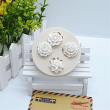 Luyou 1pc  Flowers Silicone Fondant Molds Cake Resin Mold Cake Decoration Accessories Cake Tools Baking Accessories FM447 2024 - buy cheap