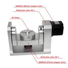 4-я 5-я ось вращения CNC делительная головка A/B/C ось 50: 1 гармонический редуктор 2024 - купить недорого