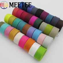 8Yards Meetee 20mm Canvas Cotton Webbing for Backpack Ribbon Strap DIY Tape Bias Binding Clothes Sewing Accessories 2024 - buy cheap