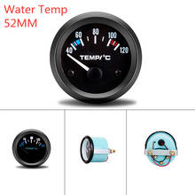 52mm Gauge 40~120 Celsius Water Temperature Gauge for Car Engine Digital Thermometer Water Temp Gauge Vehicle Meter Black Shell 2024 - buy cheap