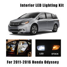 17 Bulbs White Interior LED Car Map Dome Light Kit Fit For Honda Odyssey 2011-2013 2014 2015 2016 Cargo Mirror Door Lamp 2024 - buy cheap