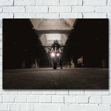 Картина на холсте Супербайк Ducati Panigale V4 Мотоцикл Байкер плакаты и принты шелковая настенная живопись для домашнего декора 2024 - купить недорого