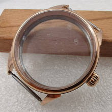 42 мм нержавеющая сталь часы с pvd-покрытием чехол подходит Eta6497 6498 ST3600 ручного перемещения 2024 - купить недорого