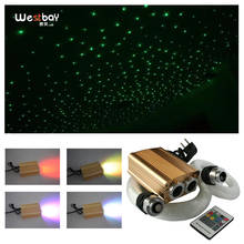 32W RGB LED Optic Fiber Light Engine Kit Star Light Ceiling Optical Fiber 0.75mm 1.0mm Fiber Optic Starry Sky 2024 - buy cheap