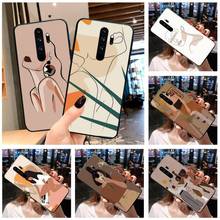 abstract fashion vintage girl minimalist art Phone Case for Redmi 9A 8A 7 6 6A Note 9 8 8T Pro Max Redmi 9 K20 K30 Pro 2024 - buy cheap