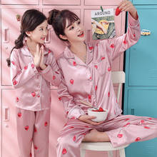 Family Matching Outfits Cartoon Mommy and Me Nightwear Suit Matching Family Pajamas Set Girls Mom and Son Sleepwear Clothes 2024 - buy cheap