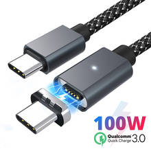 1.5M Magnetic USB Cable PD3.0 Cable USB Type C to Type C PD Cable QC4.0 Fast Charger Wire for Apple Xiaomi Huawei Laptop Tablets 2024 - buy cheap
