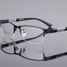 Óculos de leitura unissex, óculos de alta qualidade, meia armação, dioptria, social masculino, presbiopia, lentes de lectura feminina 2024 - compre barato