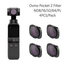 Osmo Pocket 2 Filter Set ND8/PL ND16/PL ND32/PL ND64/PL Professional Filters Camera Lens for DJI Pocket 2 Expansion Accessories 2024 - buy cheap