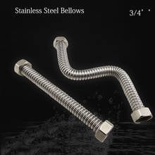 One Piece 304 Stainless Steel Bellows 3/8'' Basin Toilet Water Heater Pipe Fittings Connector Hot Cold Hose Bathroom Corrugated 2024 - buy cheap