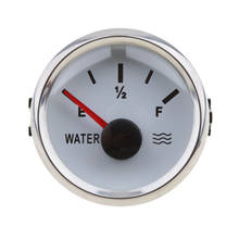 Marine Boat Level Water Level Gauge Indicator 2'' 52mm 9~32VDC White & Black 2024 - buy cheap