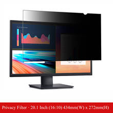 20.1 inch Anti-Glare Computer Privacy Filter Screen Protector Film for Desktop Monitor Widescreen 16:10 Aspect Ratio 2024 - buy cheap